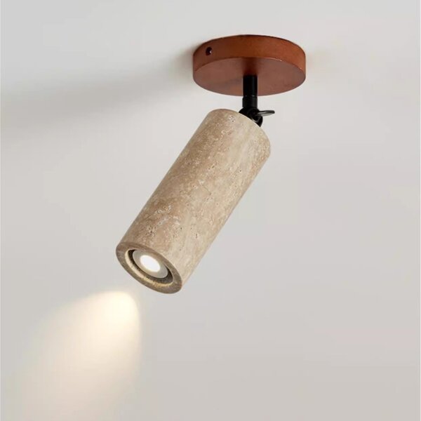 D6.5CM Stone Reading Wall Lamp - 图片 4