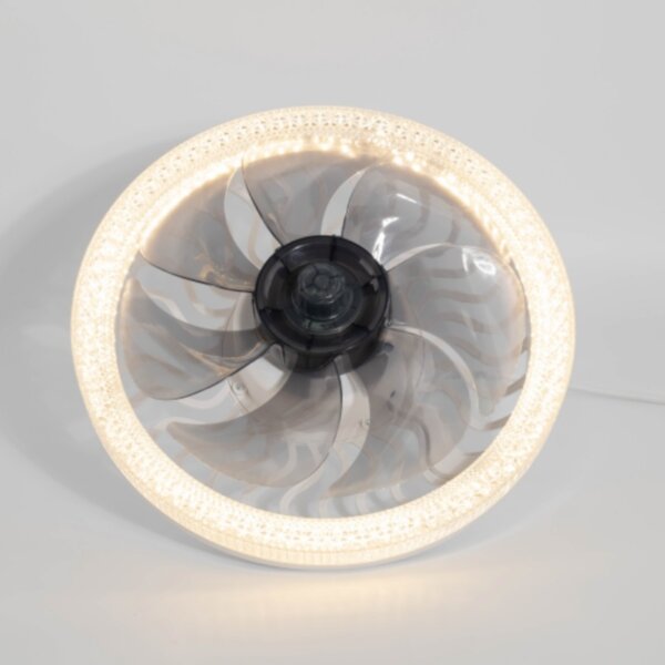 H13cm Metal Ceiling Fan Lamp - 图片 4