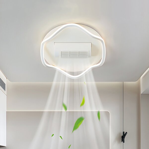 Acrylic Bladeless Ceiling Fan Light - 图片 4
