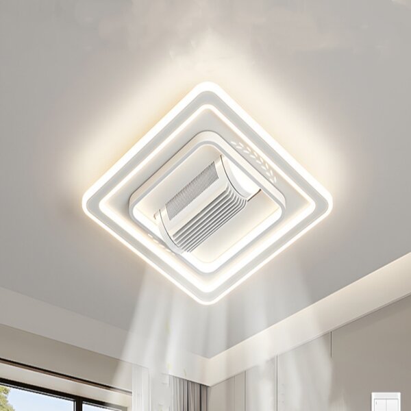 W65cm Leafless Ceiling Fan Lamp - 图片 4