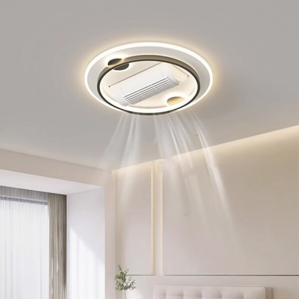 W68cm Leafless LED Ceiling Fan Light - 图片 4