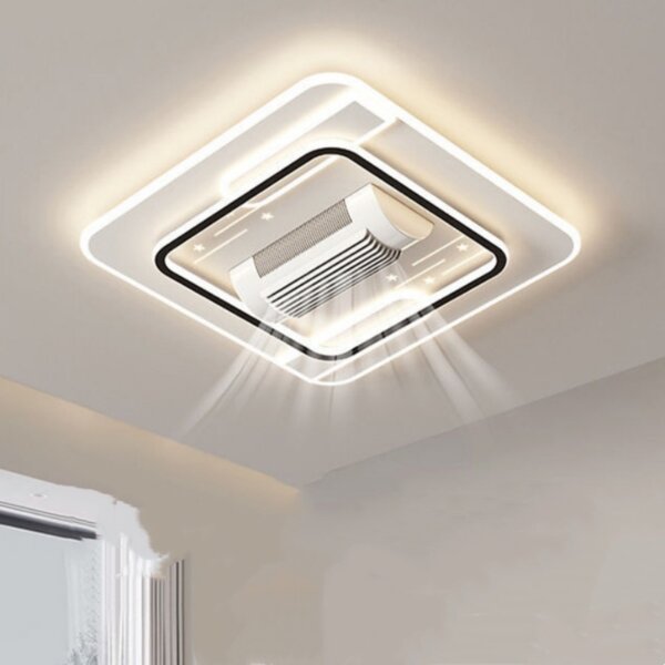 Acrylic LED Dimming Ceiling Fan Lamp - 图片 4