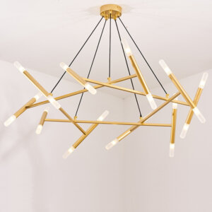 G4 Gold Iron Acrylic Pendant Light
