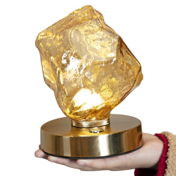 H20cm Aluminum Glass Table Light - 图片 4