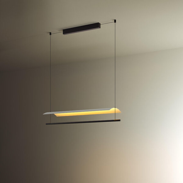 Linear Iron LED Pendant Lamp - 图片 4