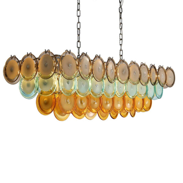 E14 Chrome Glass Pendant Lamp - 图片 4