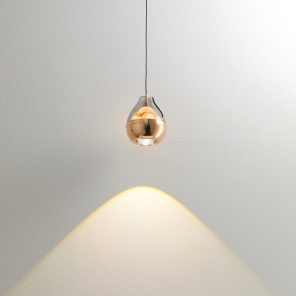 7W Golden Black Pendant Lamp - 图片 5