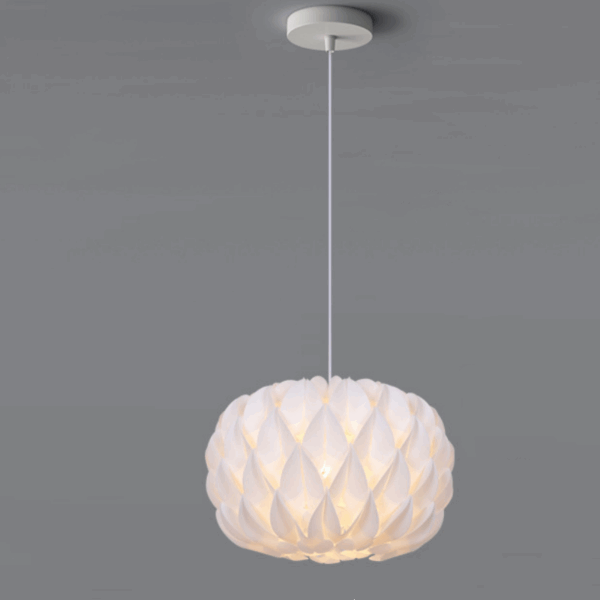 White Crown Acrylic Pendant Lamp - 图片 5