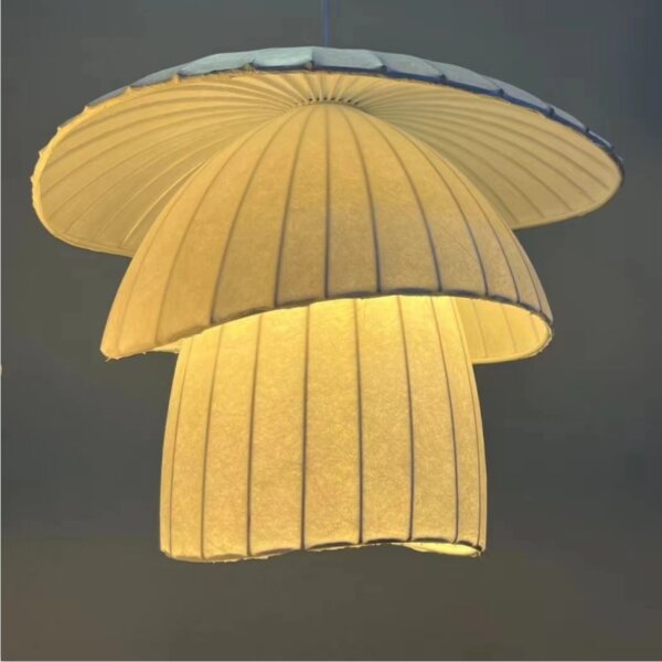 H30CM Warm White Silk Pendant Light - 图片 5