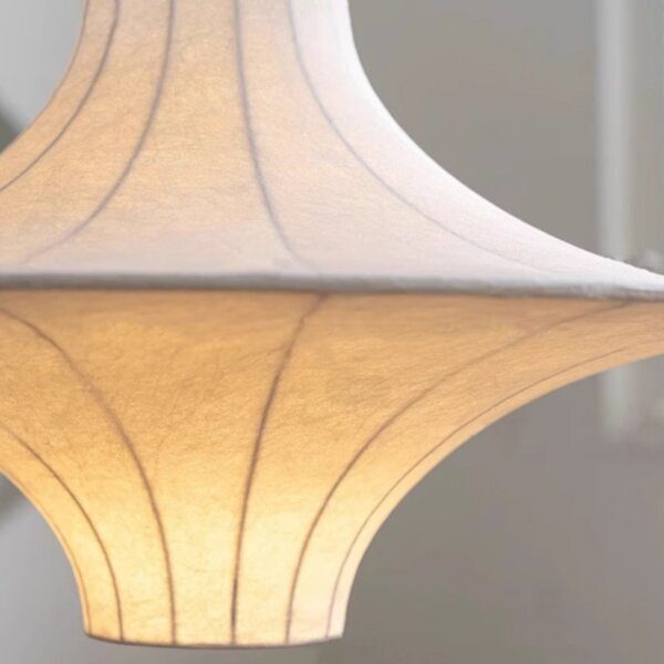 H35CM Silk Fabric Pendant Lamp - 图片 5