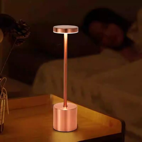 H34cm Iron Acrylic Colourful LED Table Lamp - 图片 5