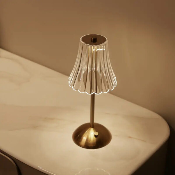 Copper USB LED Table Light - 图片 5