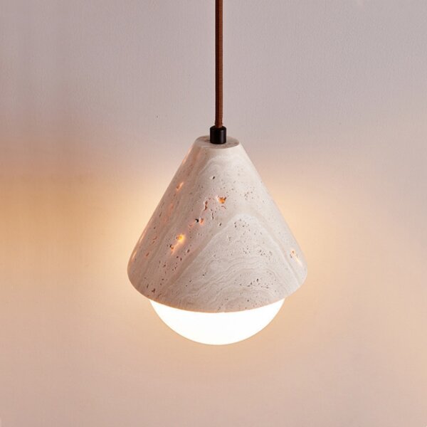 G9 Travertine Stone LED Pendant Lamp - 图片 5