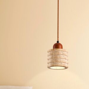H14cm Natural Stone LED Pendant Lamp