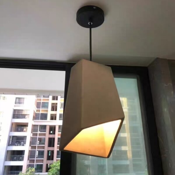 Cement LED Hanging Pendant Lamp - 图片 5