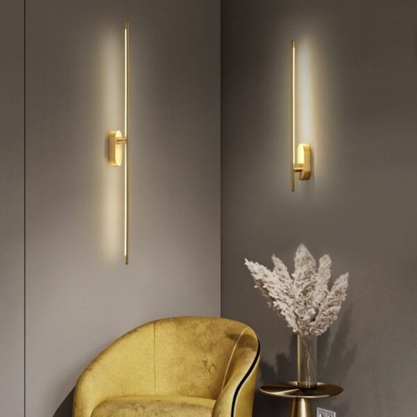 Any Angle Golden Black Linear Wall Lamp - 图片 5