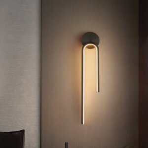 H55cm Iron Copper LED Wall Light