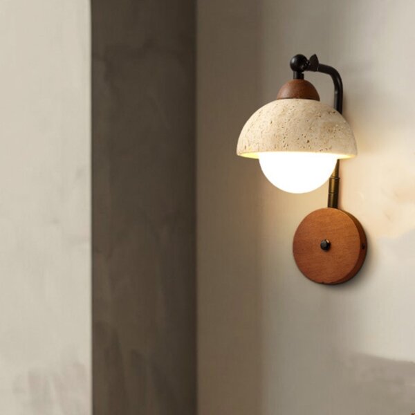 G9 Yellow Cave Stone Wall Light - 图片 5