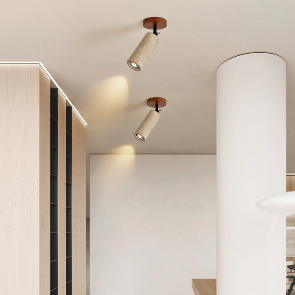 D6.5CM Stone Reading Wall Lamp - 图片 5