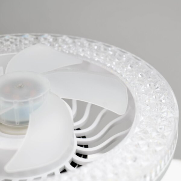 D23cm Acrylic Ceiling Fan Lamp - 图片 5
