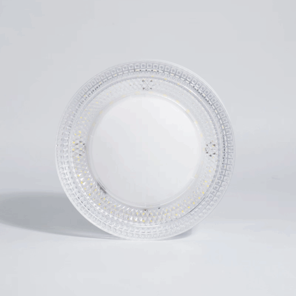 H4cm Round Rectangular Plastic Ceiling Light - 图片 5