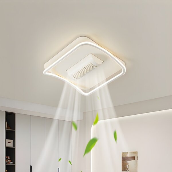 Acrylic Bladeless Ceiling Fan Light - 图片 5