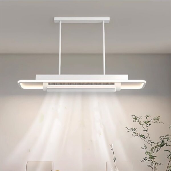 W68cm Leafless LED Ceiling Fan Light - 图片 5