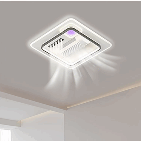 LED 60/150W Bladeless Ceiling Fan Lamp - 图片 5