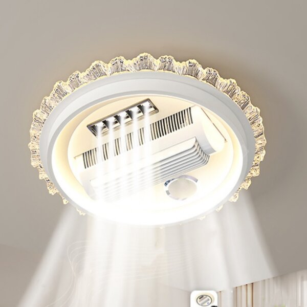 Mute Home Vaneless Ceiling Fan Light - 图片 5