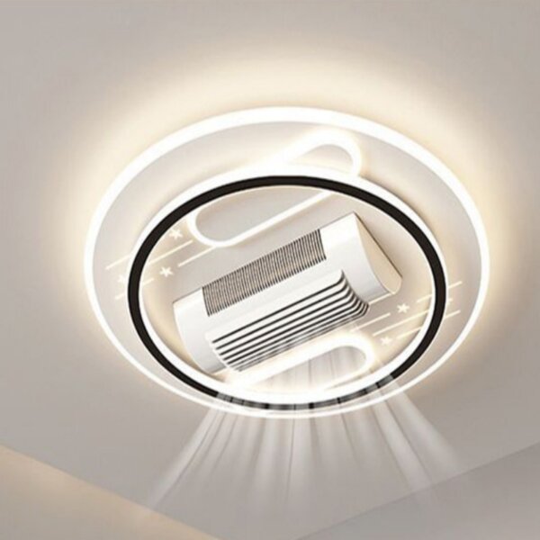 Acrylic LED Dimming Ceiling Fan Lamp - 图片 5