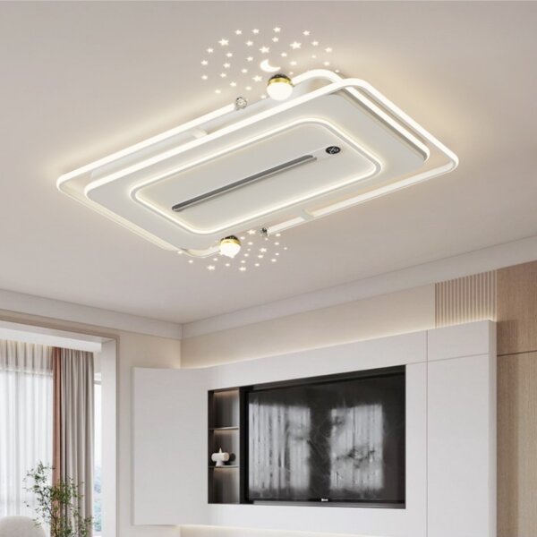 L105cm LED Silent Ceiling Fan Light - 图片 5