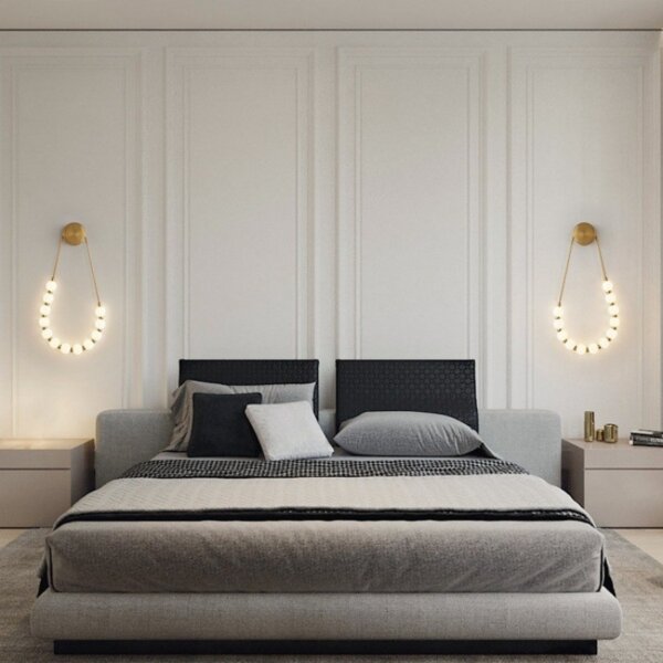 Iron Acrylic Ball LED Wall Lamp - 图片 5