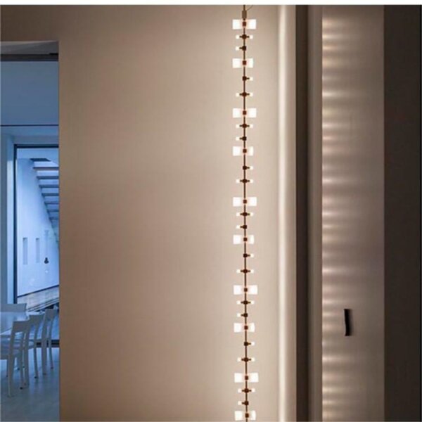 Stainless Steel Acrylic Long Pendant Light - 图片 5