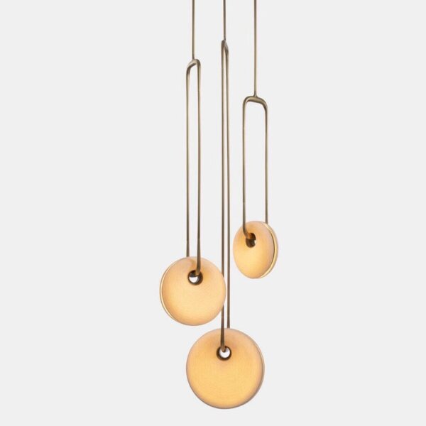 D35CM Creative Round LED Pendant Lamp - 图片 5