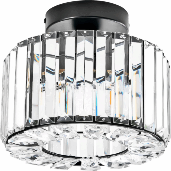 H25cm Iron Crystal Ceiling Light - 图片 5
