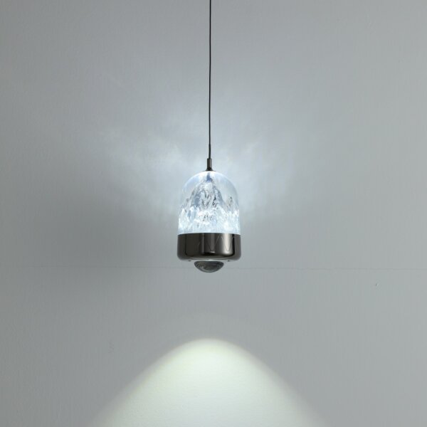 D11CM Golden Black Acrylic Pendant Lamp - 图片 6