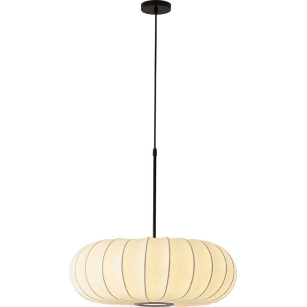 D40cm Silk Pumpkin Pendant Light - 图片 6