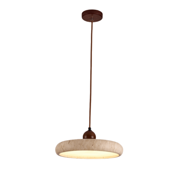 H13cm Natural Stone LED Pendant Light - 图片 6