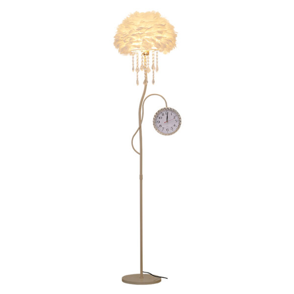 H165CM Hardware Marble Vintage Floor Lamp