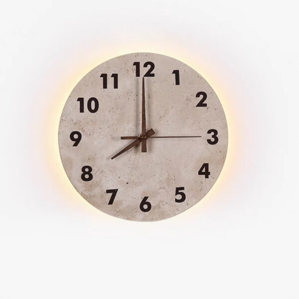 Clock Style LED Stone Wall Light - 图片 6