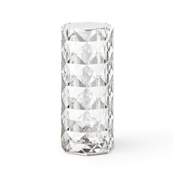 H21CM Transparent Rose Crystal LED Table Light - 图片 6