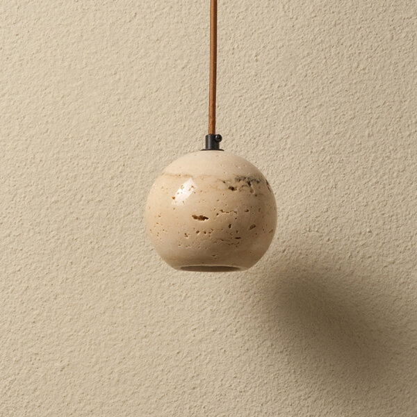 D11cm Travertine Small LED Pendant Light - 图片 6