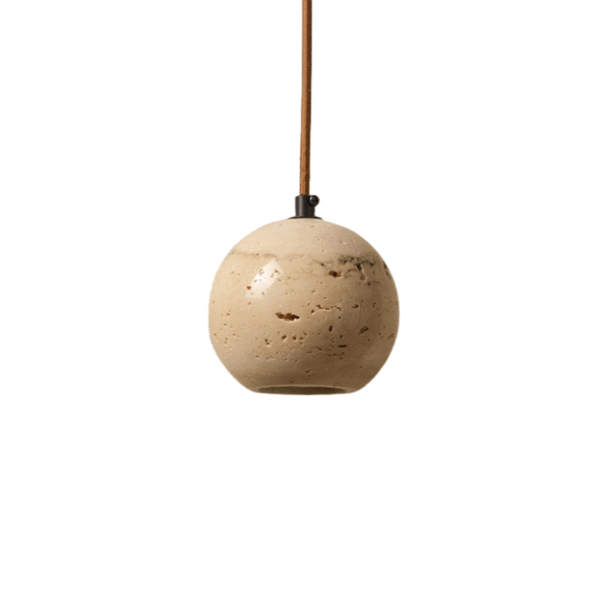 D11cm Travertine Small LED Pendant Light - 图片 7