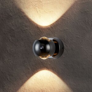 D10cm Rotated Iron Acrylic Wall Lamp