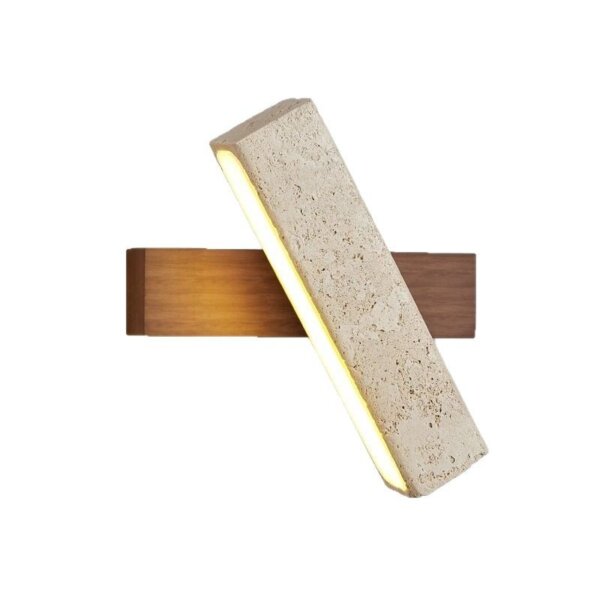 L20cm Cuboid Stone Reading LED Wall Light - 图片 6