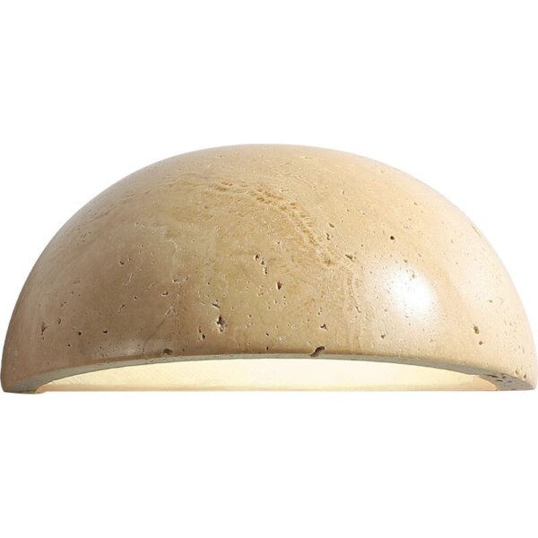 D15cm Wood Stone LED Wall Lamp - 图片 6