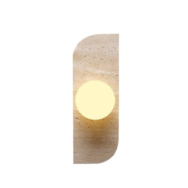 1/2/3 Heads Natural Stone Wall Lamp - 图片 5