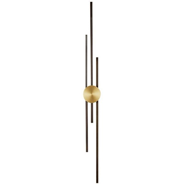 Full Copper Long Linear Wall Light - 图片 6