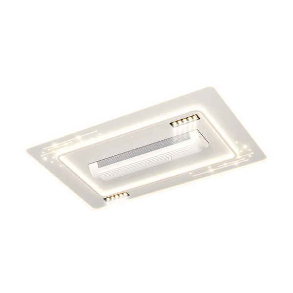 Round Rectangle Square Ceiling Fan Lamp - 图片 6