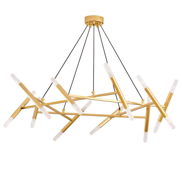 G4 Gold Iron Acrylic Pendant Light - 图片 6
